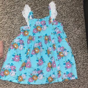 Girls 8 Wildflowers floral tunic - beautiful!